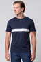 Reflective Combed Cotton T-Shirt Men