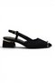 806 Women's Heeled Shoes 3.5 cm Thick Heeled Open Back Heeled Shoes - 2