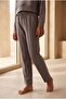 Children's Basic Fluffy Sweatpants Dark Gray - 3