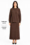 Triko Skirt Suit Coffee 702 - 4
