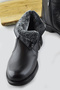 3405 Genuine Leather Men's Boat Shoes with Fur Inside Orthopedic Sole Zippered Leather Boots - 2