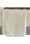 Waffle Pike and Bedspread, Double Cream Waffle Pike - Cotton Woven Bedspread 200X230 cm - Decorative, Suitable for All Seasons - 4