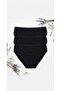 Plain Black Color Panties 3-Pack