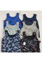 Boy's Cotton Patterned Undershirt 3 Pieces