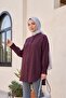 Sleeve Cuff Draped Oval Cut Shirt - Mortar
