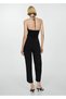 Ringed Halter Collar Jumpsuit - 4