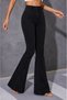 Women's Wide Leg High Waist Buttoned Jeans - 2