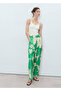 Patterned Belt Pants - 2