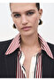 Striped Combined Shirt - 6
