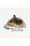 Off-White Blue Marbled Steel Tassel Clasp Amber Prayer Beads (7*11 mm) - 5