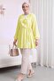 Ruffled Front Lace-Up Elastic Kimono - 3