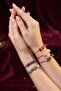 5 Natural Stone Bracelets - Adjustable - 4