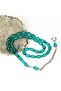 Turquoise Inspired Steel Tassel Clasp Amber Prayer Beads (7*11 mm) - 2