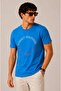 Slim Fit Woven 100% Cotton Printed Men's T-Shirt - 2