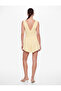 Slim Fit Gathered Sleeveless Deep V Neck Rhinestone Sparkle Mini Dress - 5