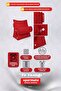 Back Support Pillow - Lumbar and Neck Support Pillow Tv Pillow Reading Pillow Postoperative Red - 3