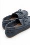 Dusty Loafer Women's Smoked Blue Genuine Suede Non-Slip Thermal Sole Loafer Shoes - 5