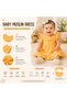 100% Organic Cotton Baby Frock, with Frills, Cute and Trendy Summer Dress for Babies (Pack of 2) - 7