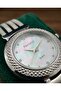 Women's Wristwatch 24 mm Silver Multi Steel Band Dial Stone Stylish - 3