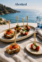 100 Pieces of Bamboo Prong Toothpicks 9 cm Cocktail Toothpicks Snack Presentation Toothpicks Mini Burger Toothpicks - 3