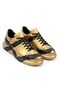 Pittura high quality alexandre sole special printed men's sneaker gold black - 2
