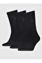 Unisex Brand Logo Black Socks Suitable for Daily Use