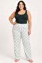 Women's Patterned Large Size Milan Single Bottom