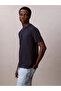 Men's Brand Logo T-Shirt in Navy Blue, Suitable for Daily Use