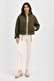 Women's Snap Fastener Premium Ray Stitched Quilted Coat - 3