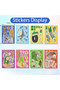 10x14cm 16 sheet 16pcs / Set Tung Tung Sahur Make Your Own Face DIY Puzzle Sticker Party Favors Kids - 3