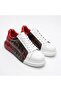 Pittura high quality alexandre sole custom printed men's sneaker black red spray - 2