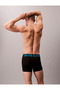 Men's Brand Logo Elastic Band Boxer Briefs, Suitable for Daily Use, White-Turquoise-Light Green - 4