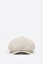 Men's Beige 100% Linen Cap Hat B009206