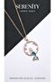Sky Sitting Mermaid Figure Steel Necklace