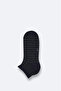 Men's Navy Blue Bamboo Blend Booties Socks B008517