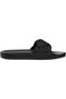 Women's Brand Logo Black Slippers Suitable for Daily Use