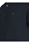Men's Blue T-Shirt with Flag Embroidery on the Chest - 3
