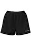 Women's Brand Logo Black Shorts Suitable for Daily Use
