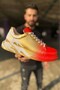 Pittura high quality alexandre sole special printed men's sneaker red gold