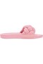 Women's Brand Logo Pink Slippers Suitable for Daily Use