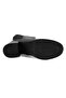 Women's Black Leather Boots - 4