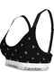 Women's Brand Logo Stylishly Designed Black-White Logo Bra Suitable for Daily Use - 4