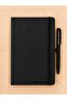 Black Elastic Notebook & Metal Pen - 2