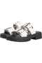Women's Brand Logo, Stylish Appearance, Comfortable Sole, White Slippers Suitable for Daily Use - 3