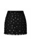 Sequin Detailed Evening Dress Mini Skirt - Black |   F2011 - Black - 3