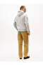 Men's Brand Logo Hooded Long Sleeve Gray Sweatshirt Suitable for Daily Use - 4