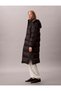 Women's Brand Logo Full Zipper Stylish Appearance Black Coat Suitable for Daily Use - 3