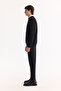Men's Black Crew Neck Striped Elastane Regular Fit Sweatshirt A52Y1218 - 5