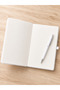 White Notebook with Elastic Band & Metal Pen - 4