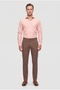Slim Fit Mink Dobby Chino Pants - 4